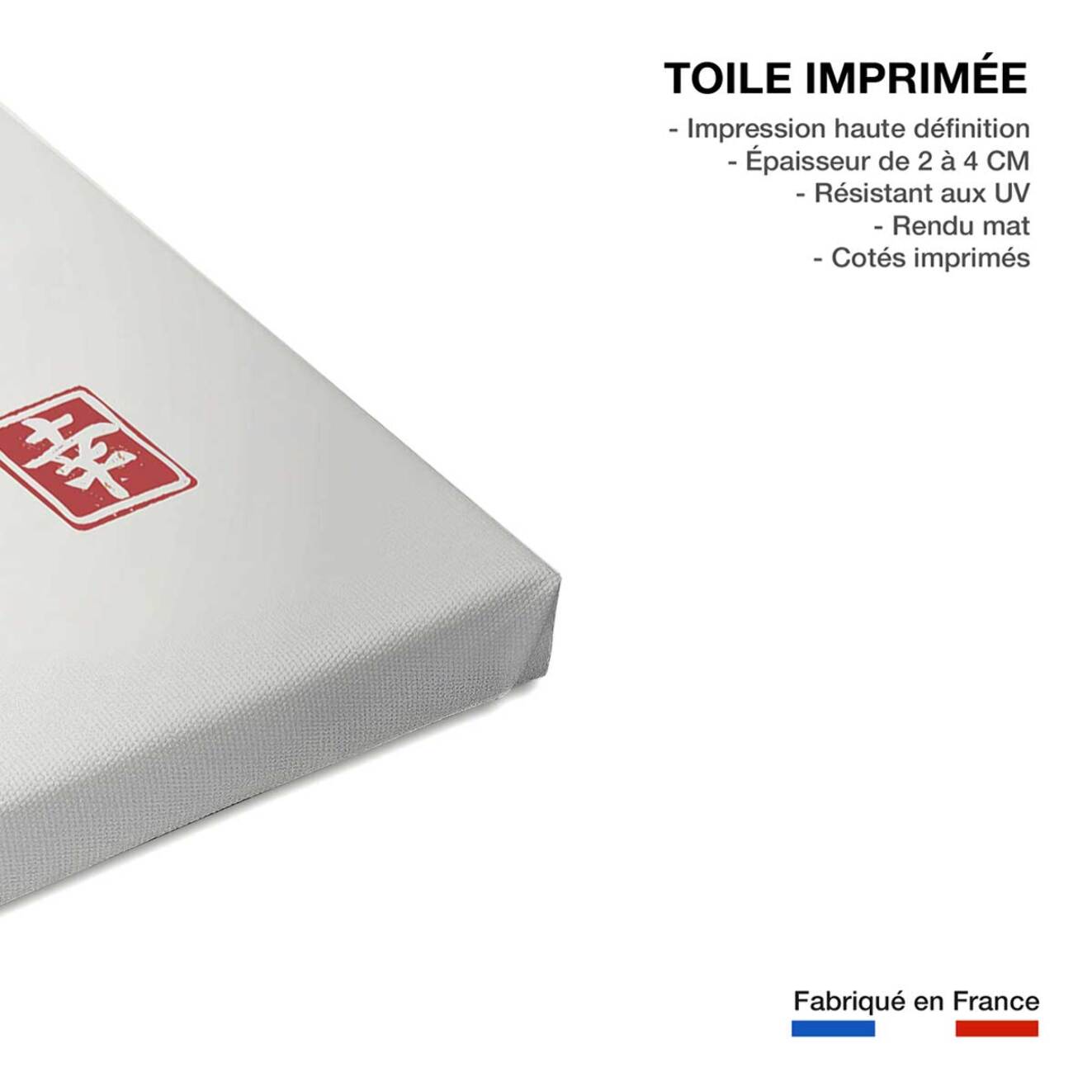 Tableau shinto et son rossignol Toile imprimée