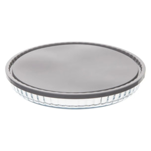 Moule à tarte couvercle silicone 27,5cm "KeepEat"