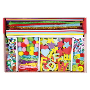 Scatola dei Lavoretti Creativi Accessori Fai da Te, Rosa