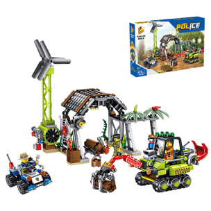 Magazzino in legno con 476 pezzi.