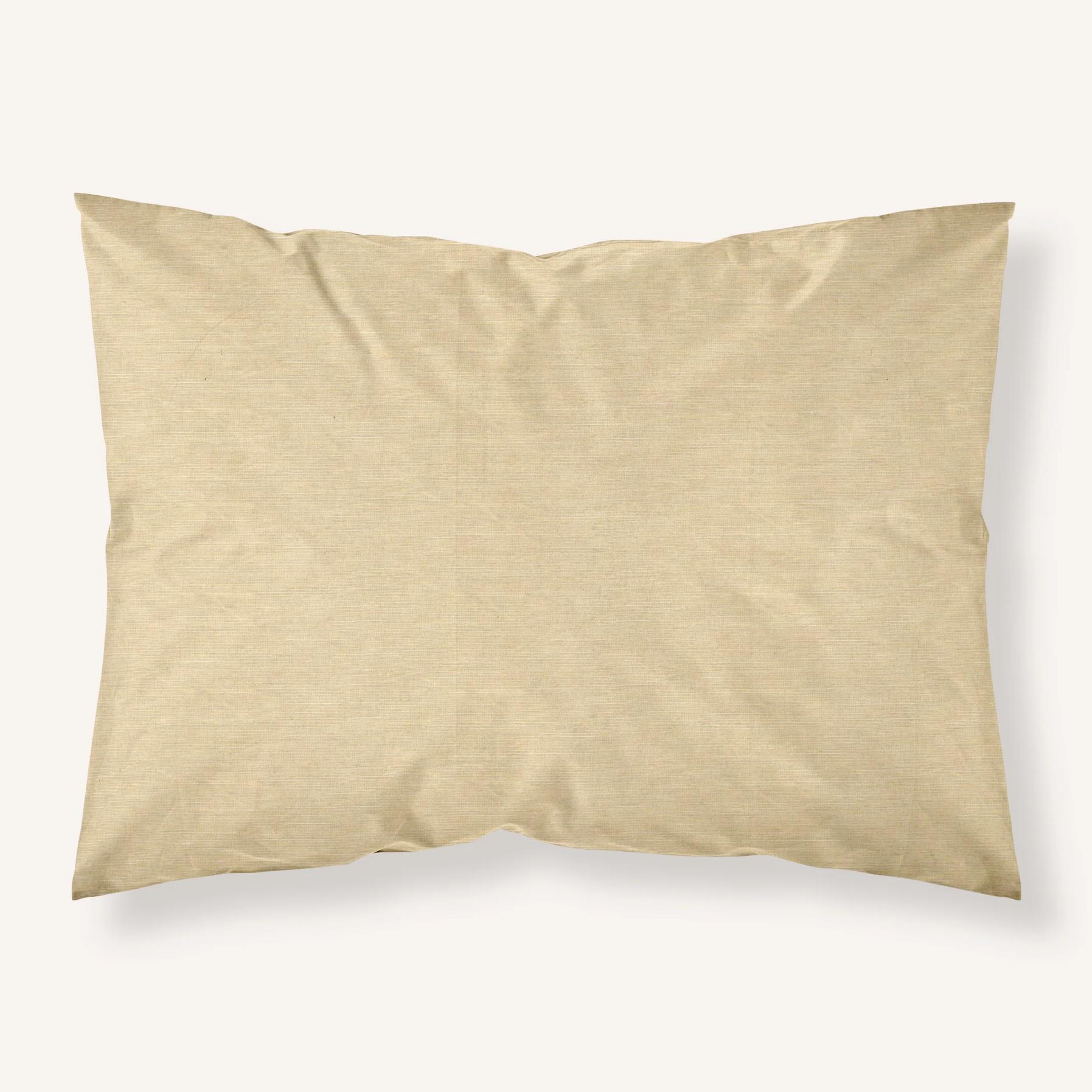 Taie d'oreiller en jacquard Elche Amber Gold