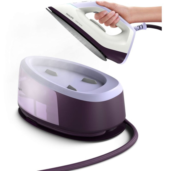 Centrale vapeur PHILIPS PSG3000/30 mauve 1,4L