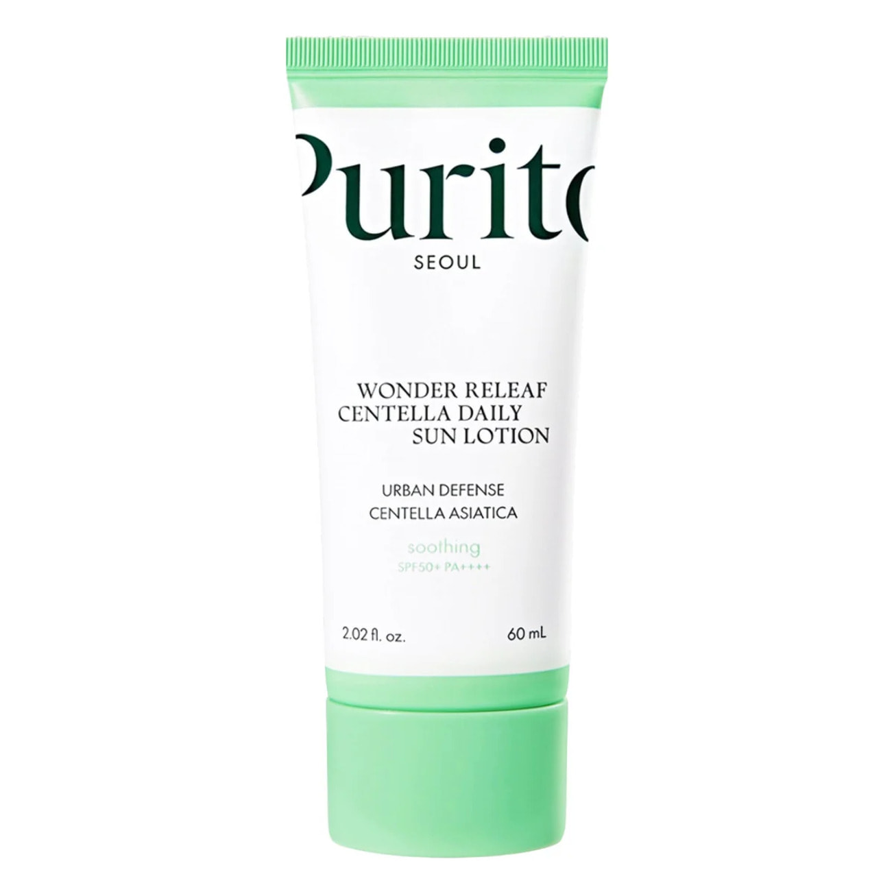 Protector solar Wonder Releaf Centella Daily Sun Lotion SPF50+ PA++++ Purito Seoul 60 ml