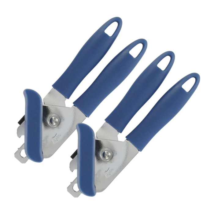 Set de 2 ouvre-boîtes en plastique et acier Fackelmann Elemental
