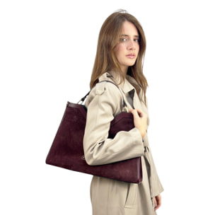 Bolso de Hombro Cheval Firenze Capri F/W Burdeos