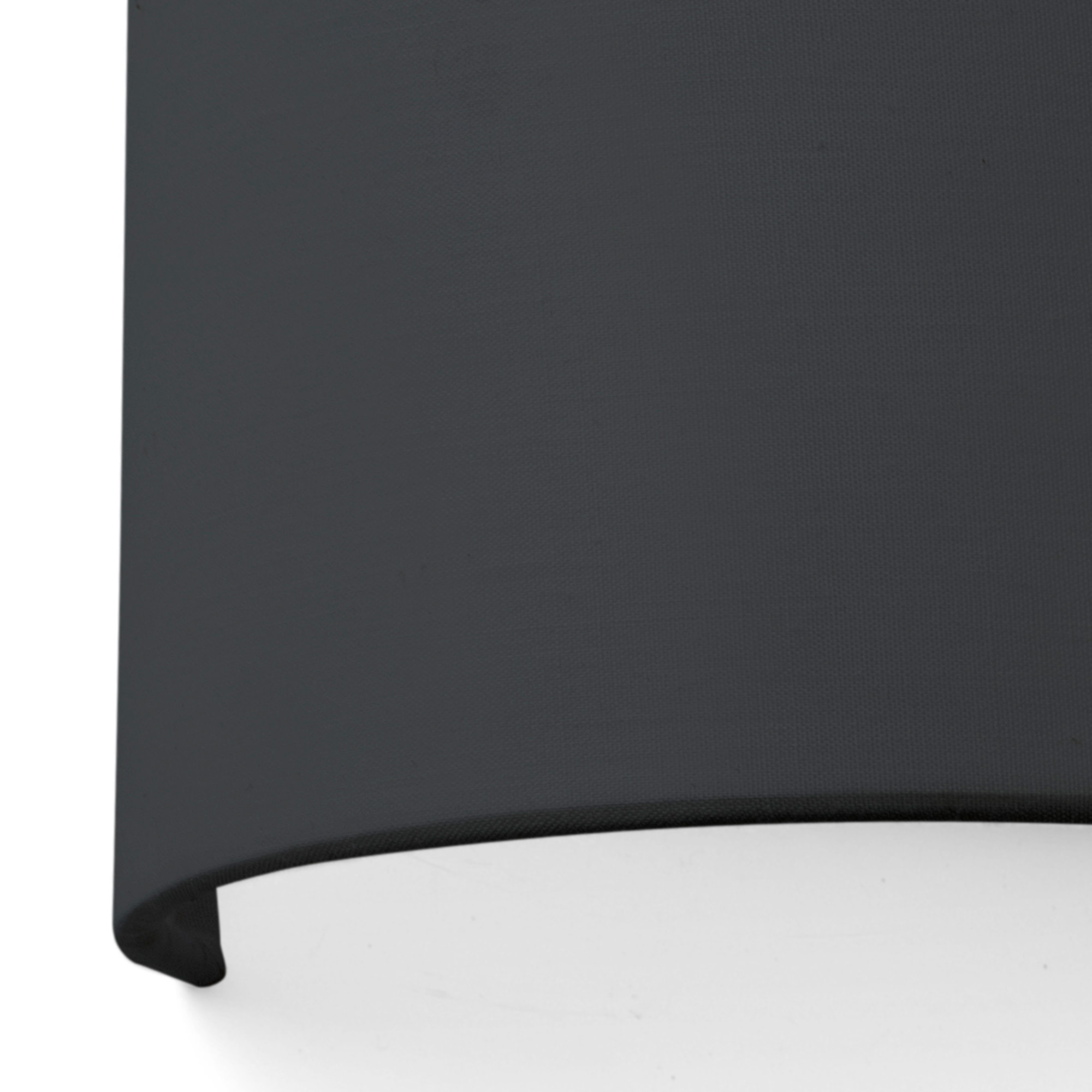 COTTON R Lampe applique noir ronde vertical