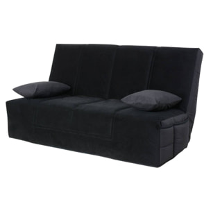 Banquette CC HOUSTON 130x190, matelas Simmons, angel noir