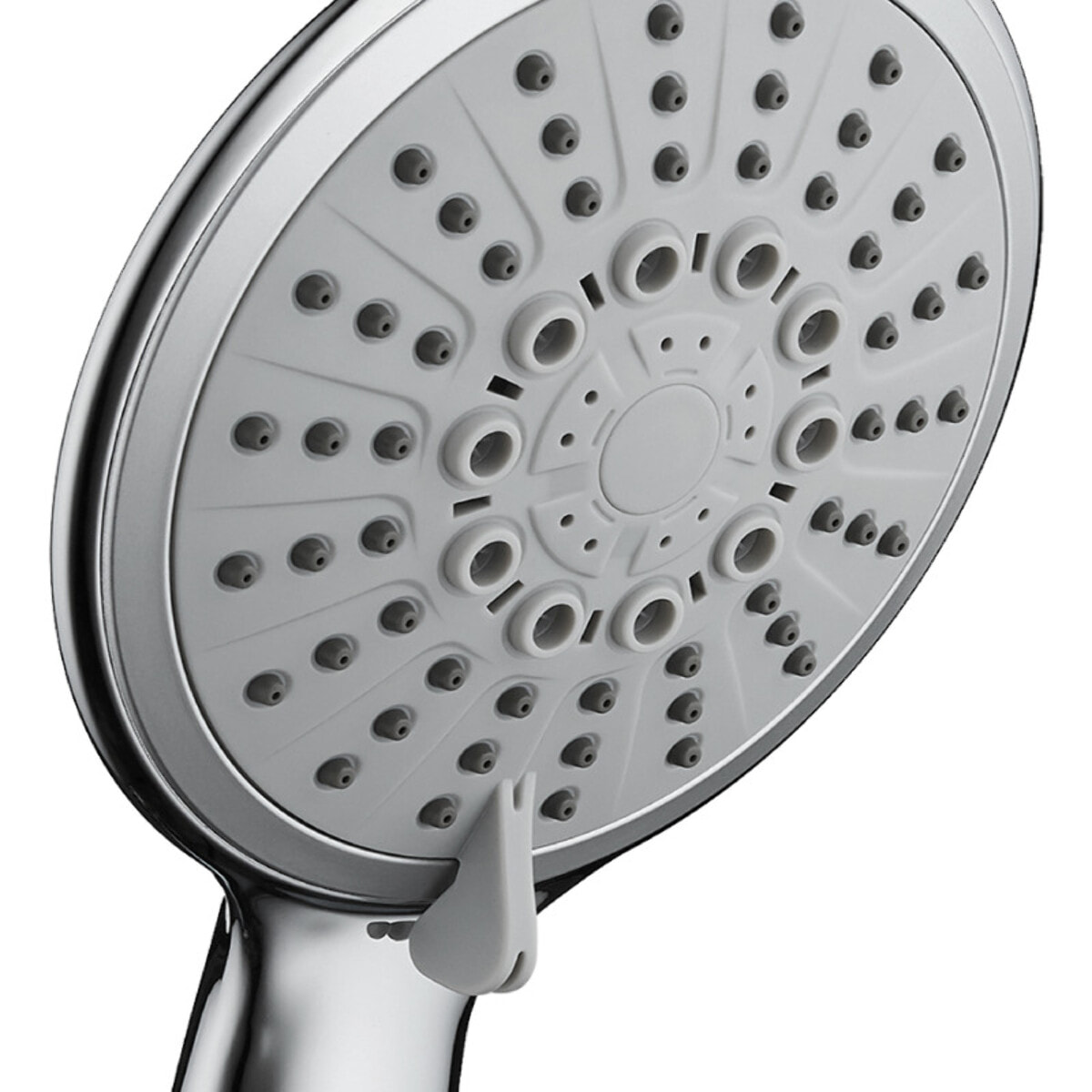 Pommeau de douche MSV Davi Ø 113 mm – 3 jets – Économie d'eau 52 % – Chromé