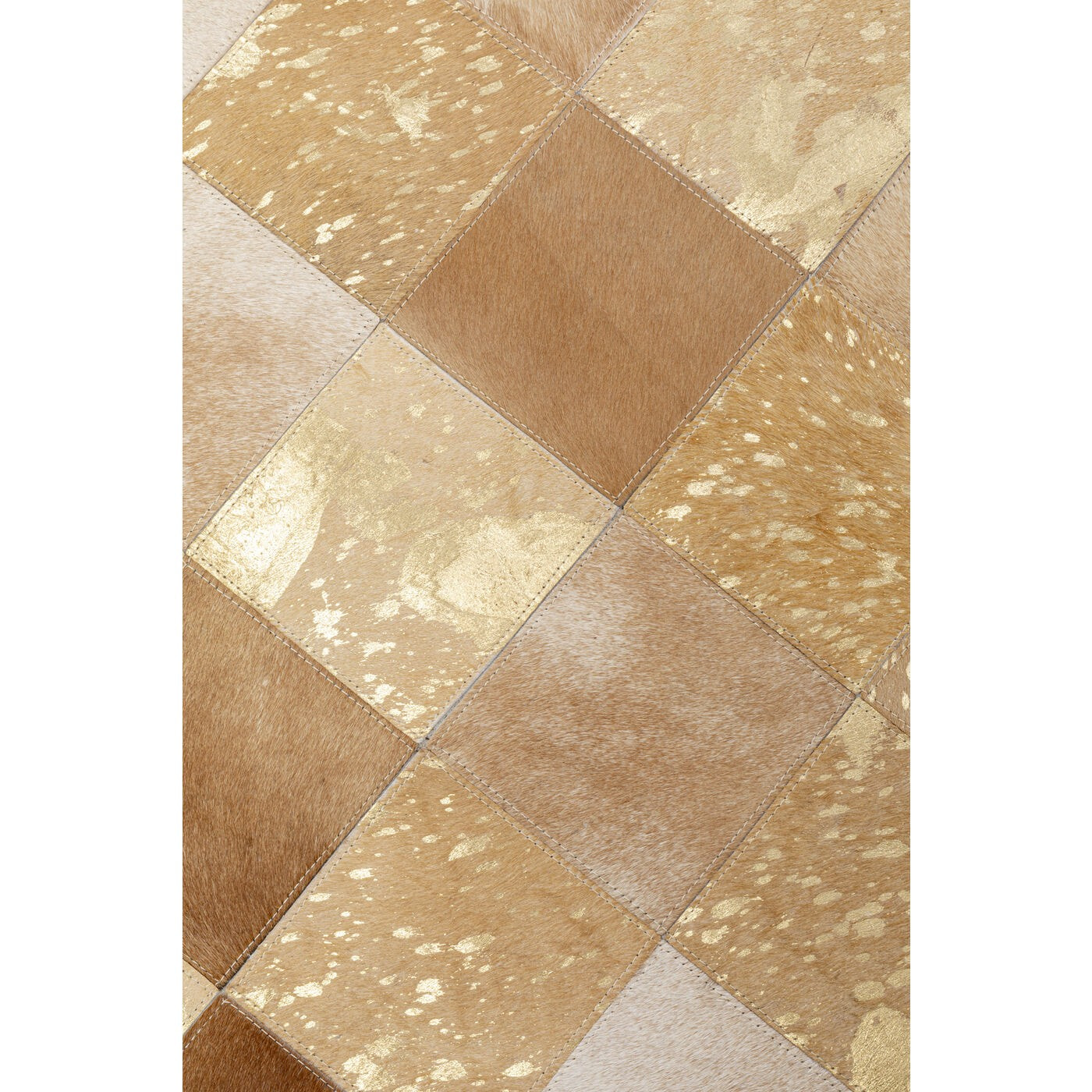 Tapis Patchwork Vegas cuir 240x170cm Kare Design