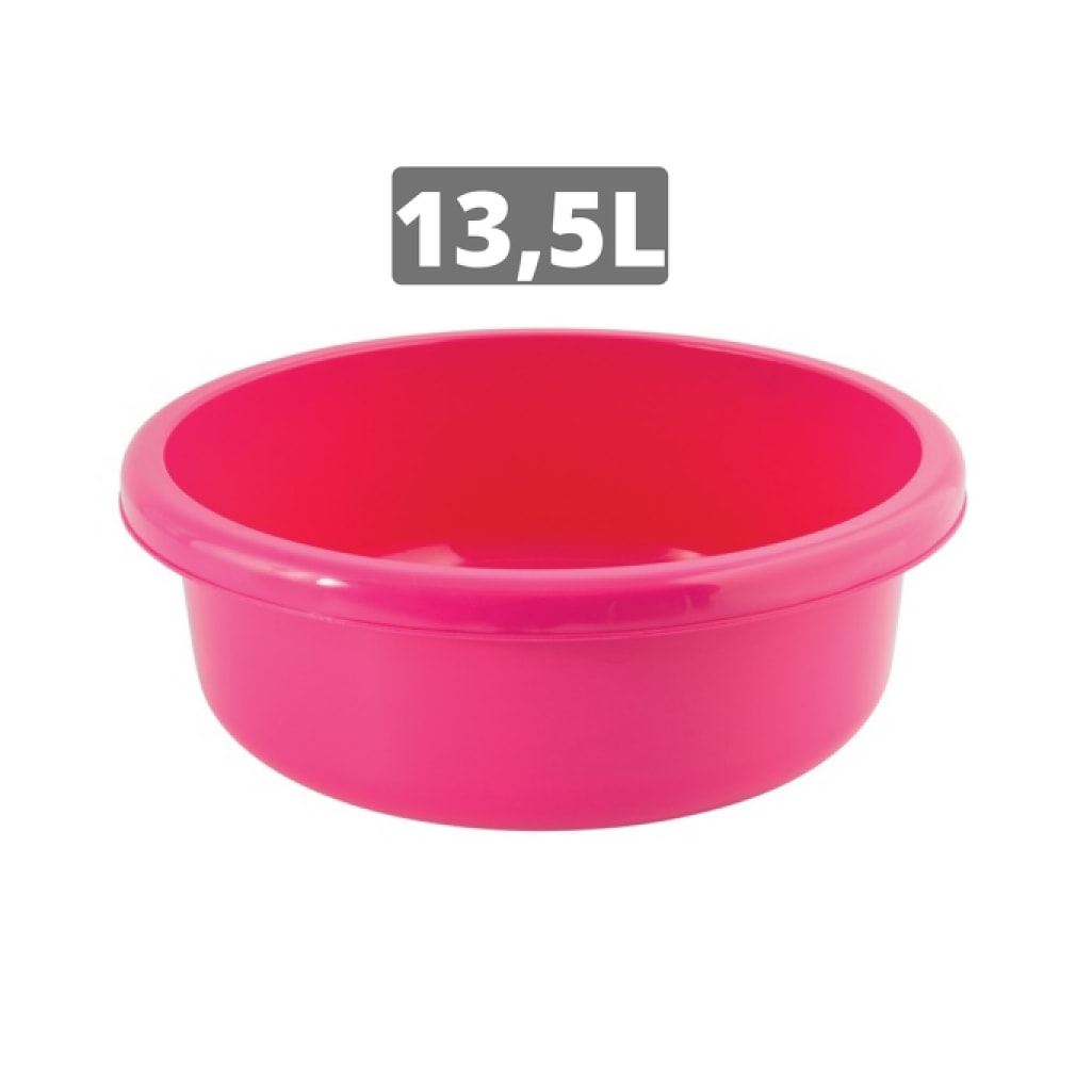 Bassine de lavage Ronde 13,5L Fuschia MSV