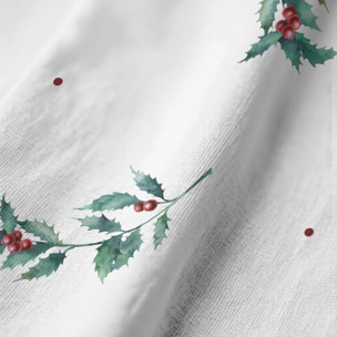 Serviettes pack 2 100% coton White Christmas 2