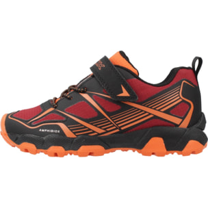 Zapatillas Niño de la marca GEOX  modelo J MAGNETAR BOY B ABX NARANJA