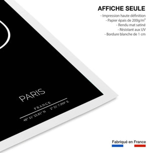 Poster p paris Affiche seule