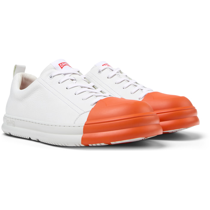 Sneakers - CAMPER Junction Runner - Bianco - Pelle liscia