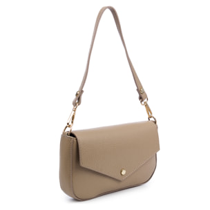 Bellizzi Bolso de hombro Mujer. Piel auténtica Dollaro