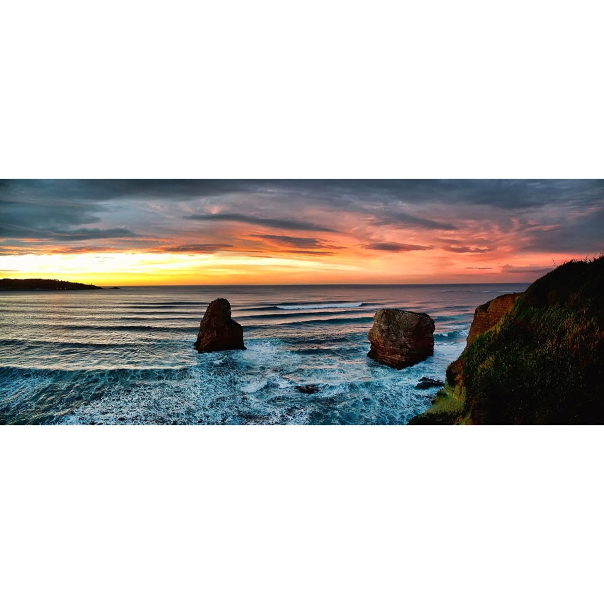 Tableau cadre moderne hendaye les deux jumeaux Tableau plexiglas