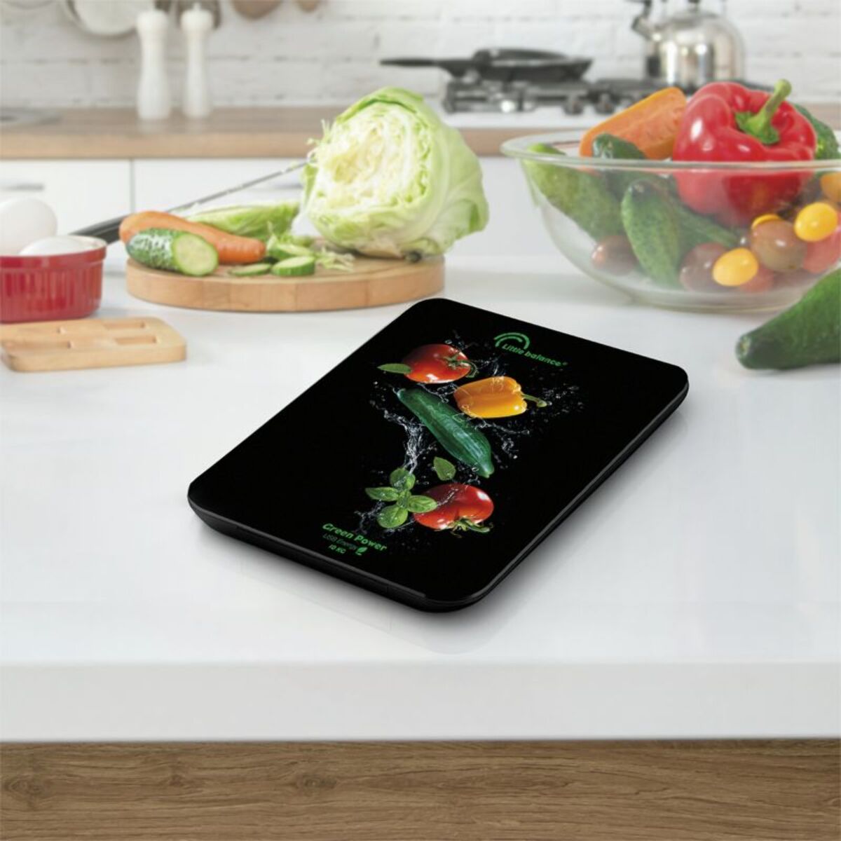 Balance de cuisine LITTLE BALANCE Black vegetables - sans pile - USB