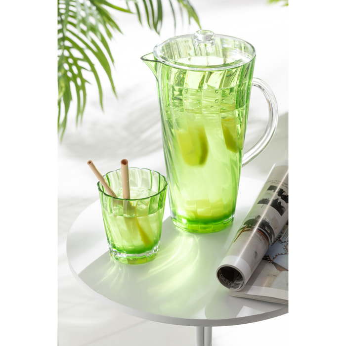 J-Line carafe Vague - plastque - vert foncé