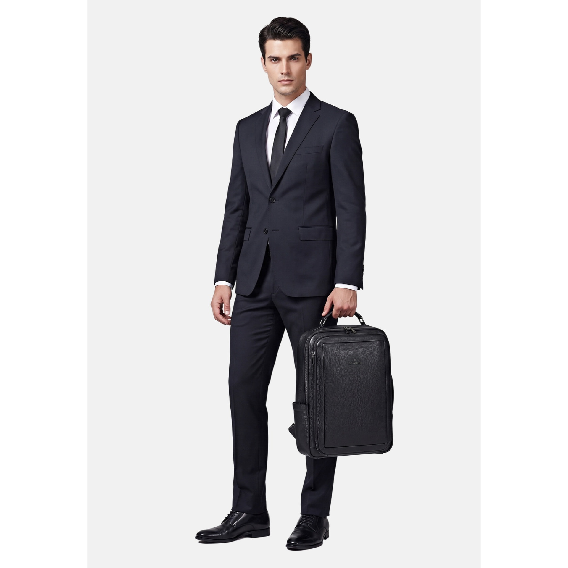 Zaino unisex in vera pelle - Modello False - Casual - 42.0 x 30.0 x 13.0 cm