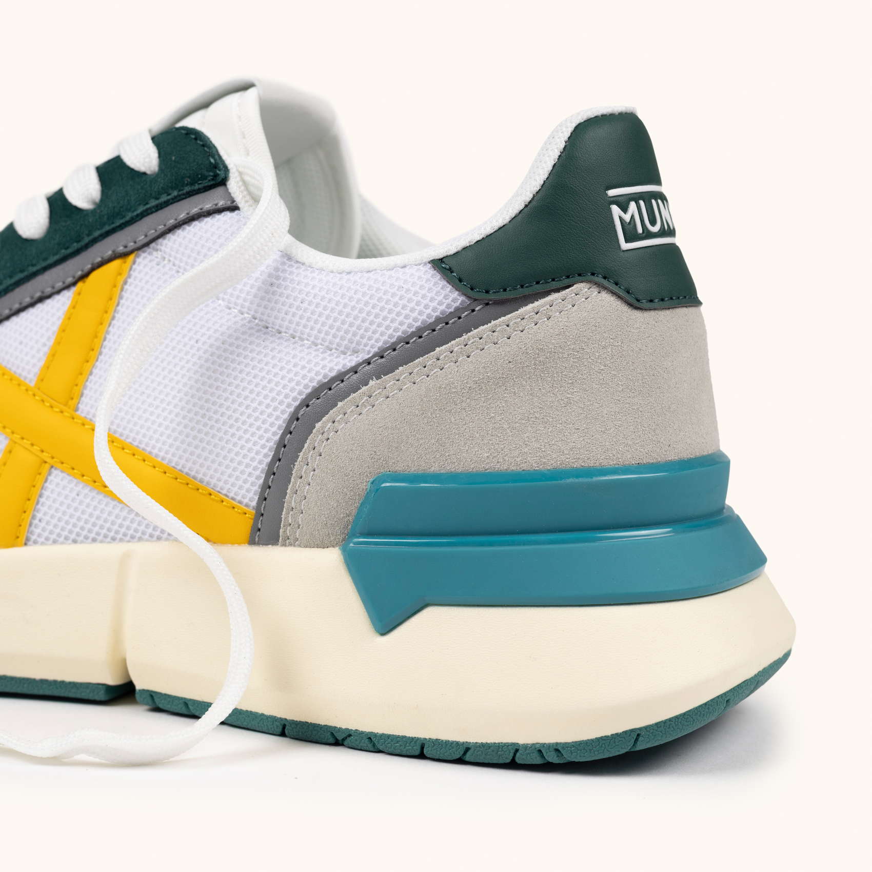 Sneakers Deportivas Blancas y Verdes | MUNICH VERSUS 117