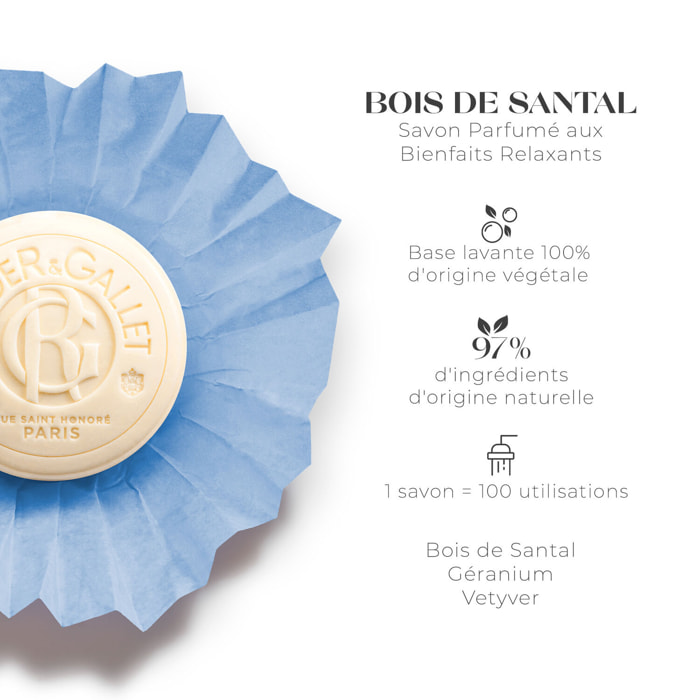 Bois de Santal - Savon Bienfaisant