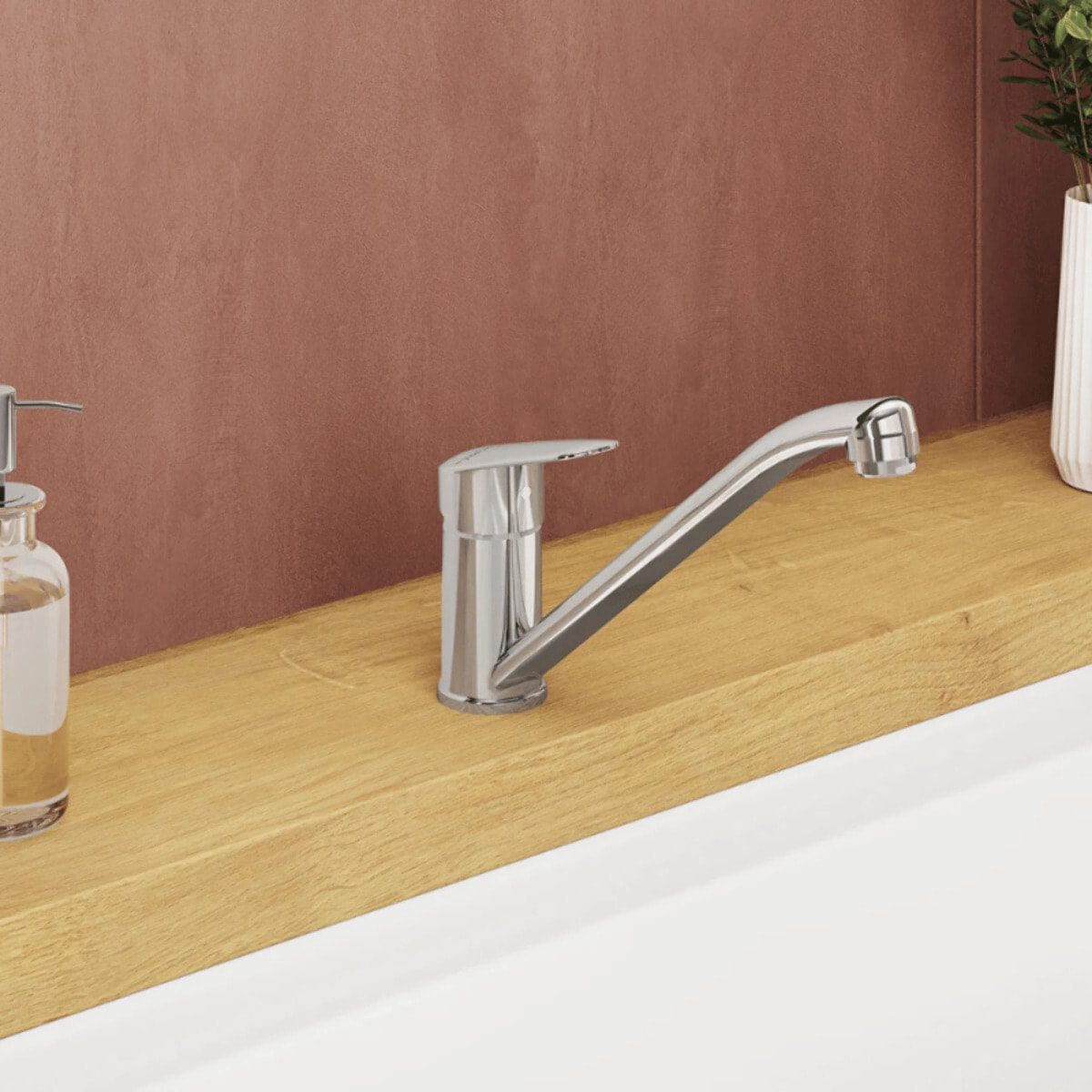Robinet de cuisine BlueStep Flow Round chromé