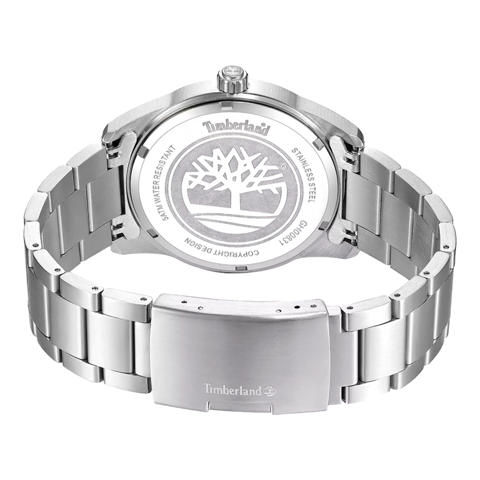 Reloj Timberland TDWGH0083104 Hombre Analogico Cuarzo con Correa de Acero inoxidable