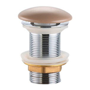 Bonde à écoulement libre Infinitio 5/4" sans trop-plein pour lavabos et vasques, moka mat (PZATKALBRM)