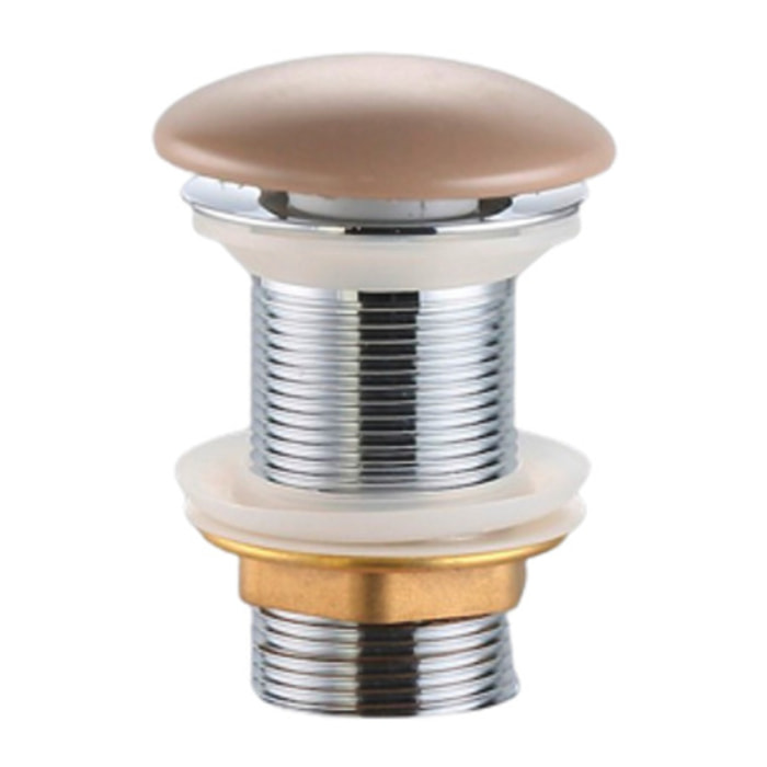 Bonde à écoulement libre Infinitio 5/4" sans trop-plein pour lavabos et vasques, moka mat (PZATKALBRM)