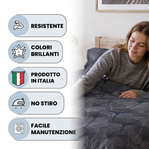 PARURE COPRIPIUMINO INFINITY - 100% Microfibra