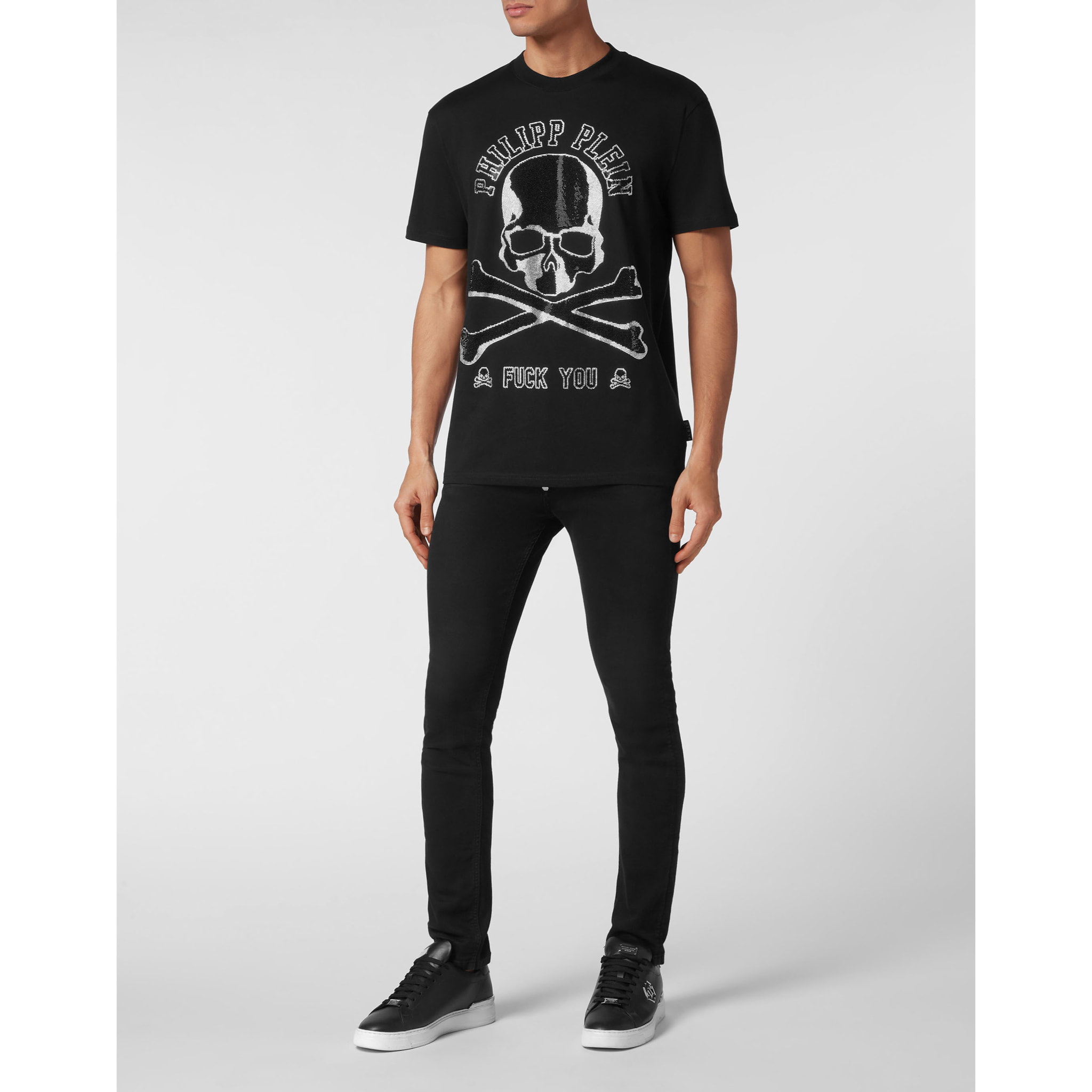 PHILIPP PLEIN Camiseta Cuello Redondo SKULL&BONES