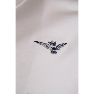 T-shirt Esercito bianca in cotone uomo