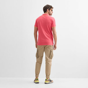 Polo MUNICH slam lifestyle de algodón rosa