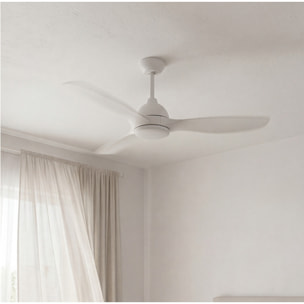 Forlight Ventilador IP20 Nepal LED 14.5W 3000K Blanco brillante Blanco 950lm