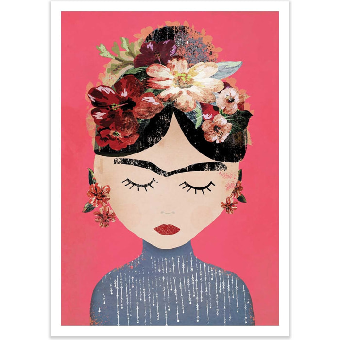 Affiche - Frida Pink Version - Treechild