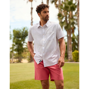 Camisa Manga Corta Off White - Pecesbill