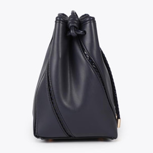 Tracolla con dettagli effetto serpente