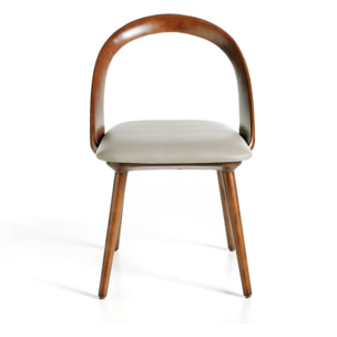 Silla Angel Cerda de polipiel 53x59x78cm