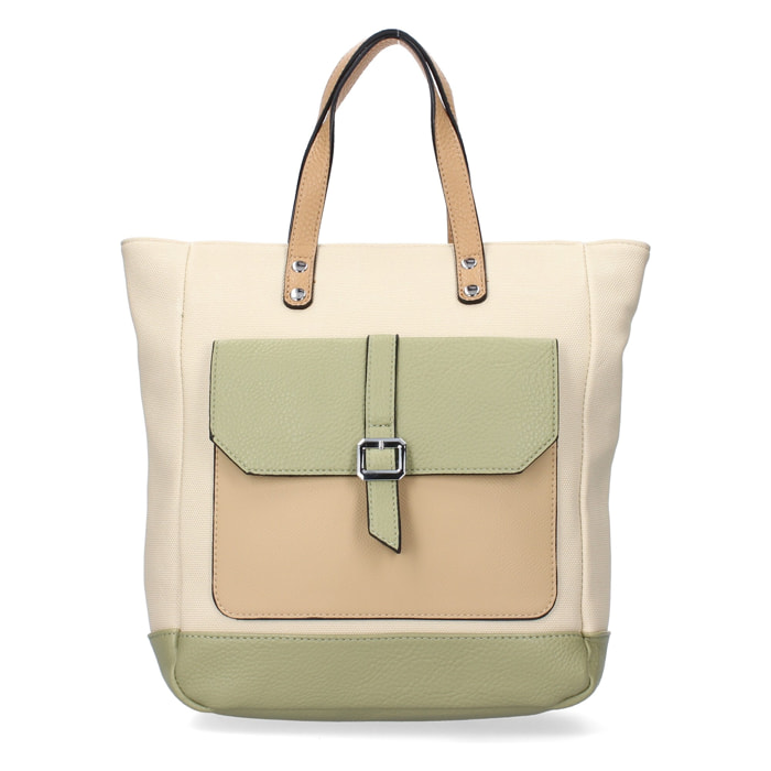 Mochila de Mujer, diseño moderno, Compartimento Principal con Cremallera