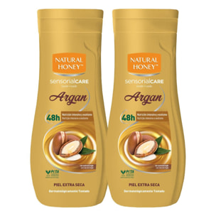 PACK 2X LOCIÓN CORPORAL ARGÁN NATURAL HONEY