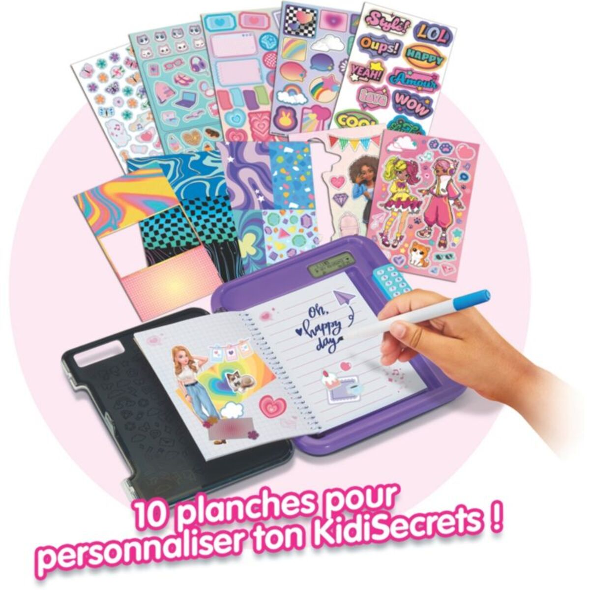Jeu éducatif VTECH KidiSecrets365-Mon journal intime noir