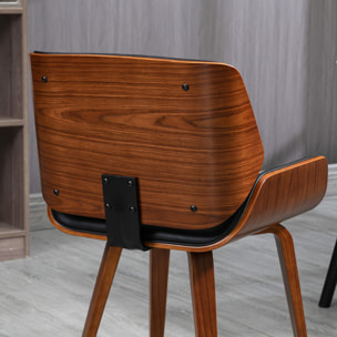 Lot de 2 chaises – Esprit vintage – Design intemporel