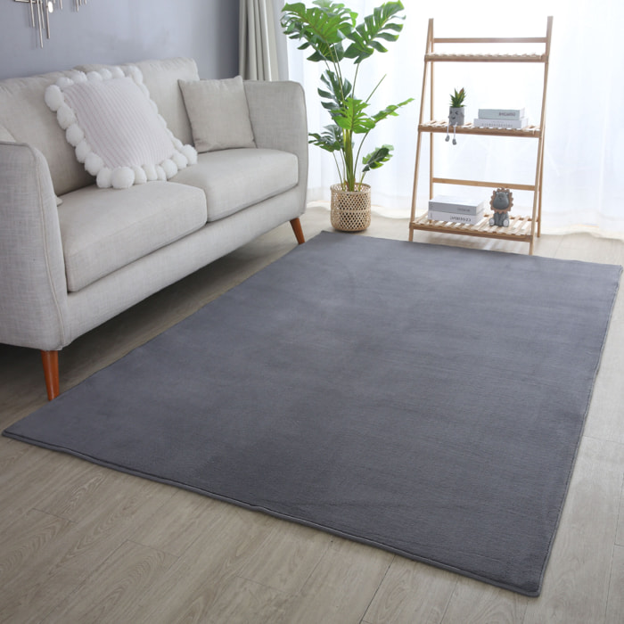 MOSCOU - Tapis uni Gris