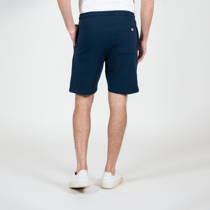 Bermuda con stampa logo french terry