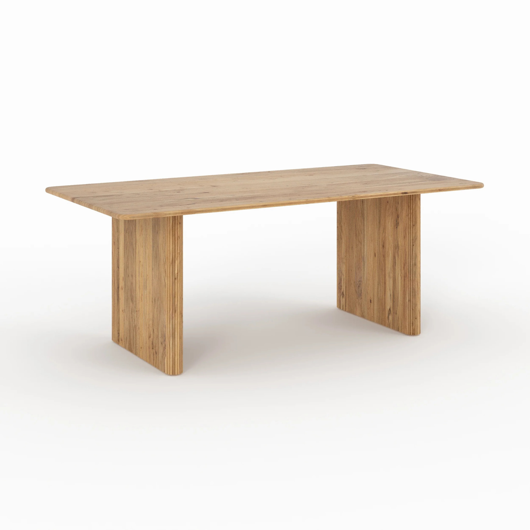 Table rectangulaire en bois d'acacia 8 personnes - Andrea