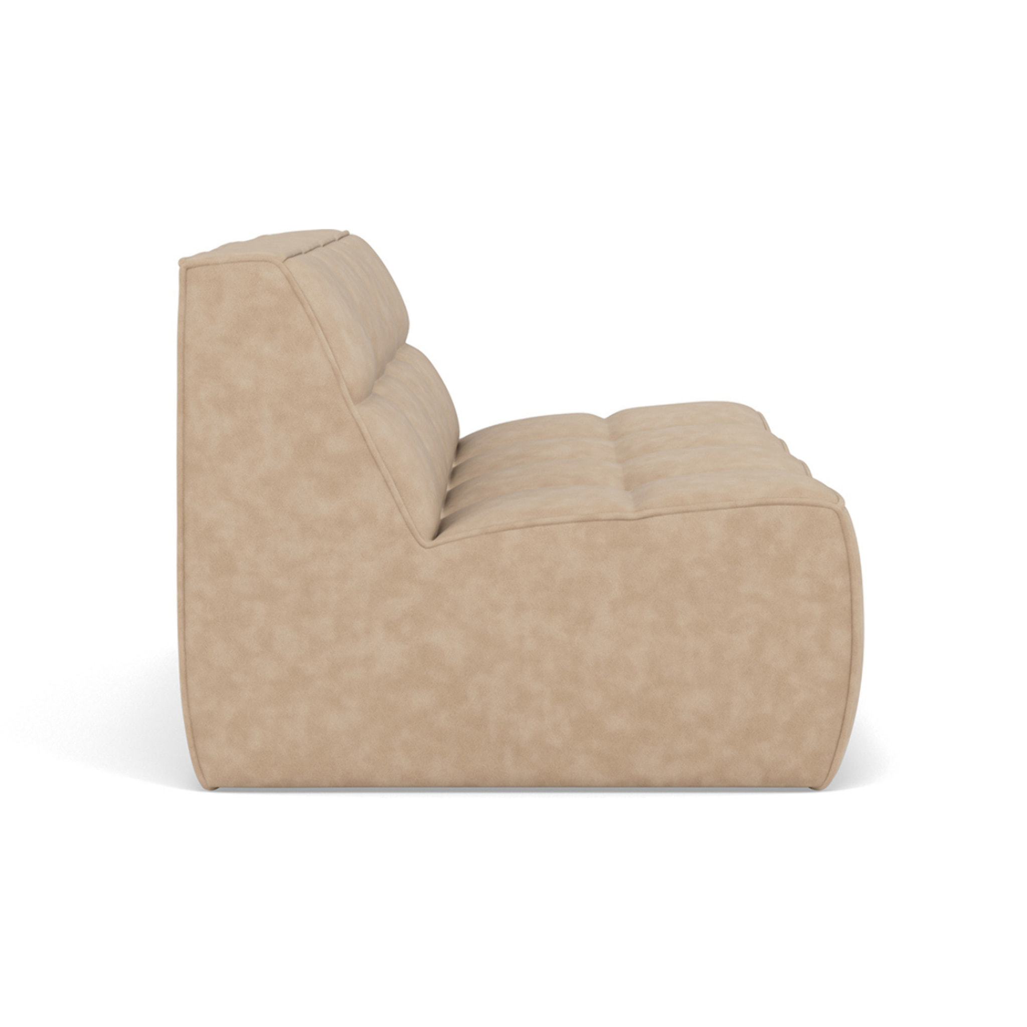 Alya - canapé 2 places en simili - Beige