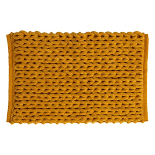 Tapis de bain 50x75cm "Colorama" jaune moutarde