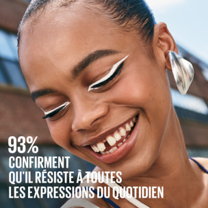 Maybelline New York Tattoo Liner Dip-Ink Eyeliner liquide Waterproof - Tenue jusqu'à 24h - Teinte : White Canvas