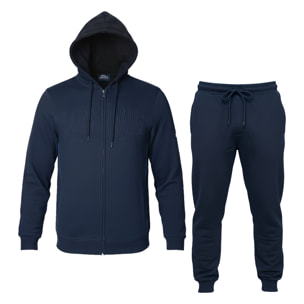 Tuta Uomo LONSDALE Cotone Felpato Zip Cappuccio