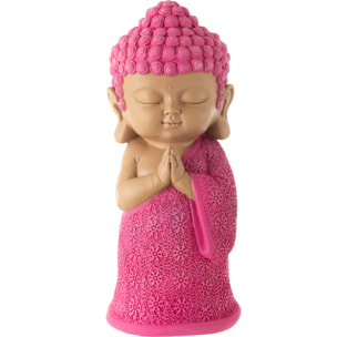 J-Line figurine Moine Prière - polyrésine - rose